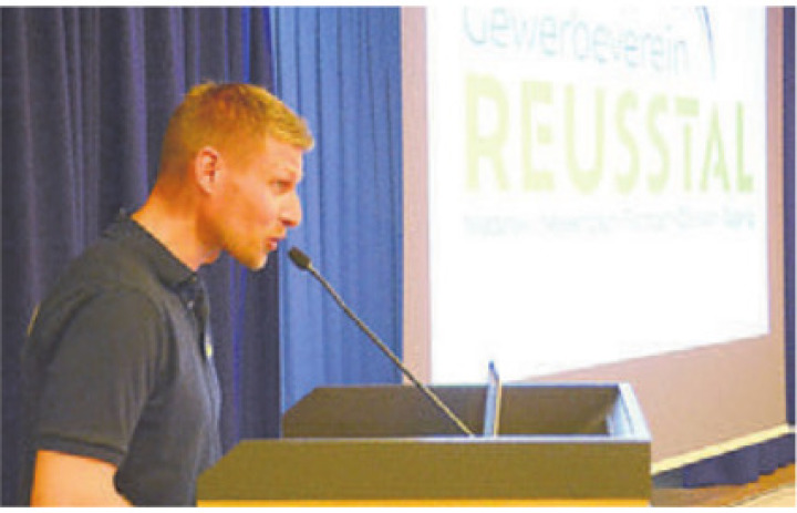 Präsident Pascal Hufschmid forderte zum Mitmachen auf. Bild: chh Präsident Pascal Hufschmid forderte zum Mitmachen auf. Bild: chh