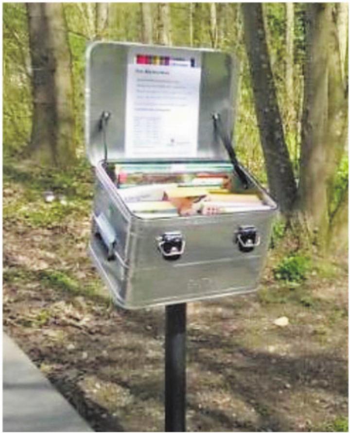 Die Bückerboxen der Stadtbibliothek sind wieder im Einsatz. Bild: sk Die Bückerboxen der Stadtbibliothek sind wieder im Einsatz. Bild: sk
