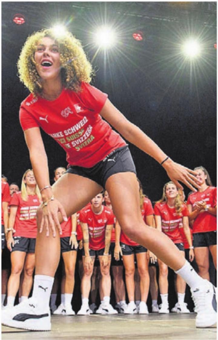 Alayah Pilgrim überzeugte an der Frauenfussball-Heim-EM. Alayah Pilgrim überzeugte an der Frauenfussball-Heim-EM.