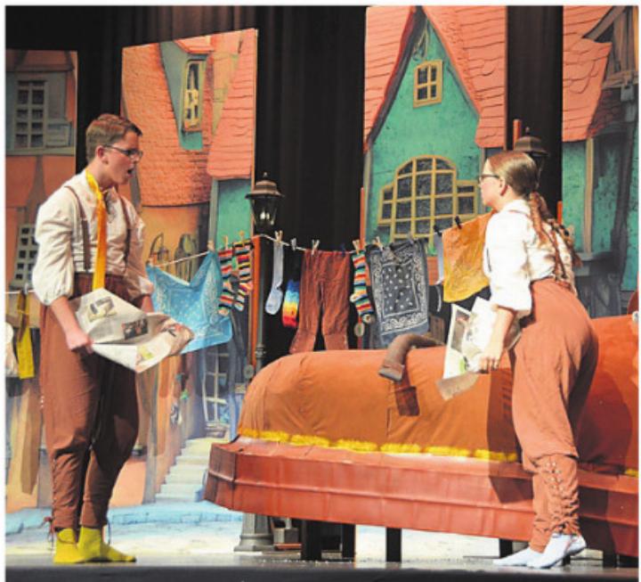 Die Völker Gelb- und Blausocken streiten sich. Bild: rwi Die Völker Gelb- und Blausocken streiten sich. Bild: rwi