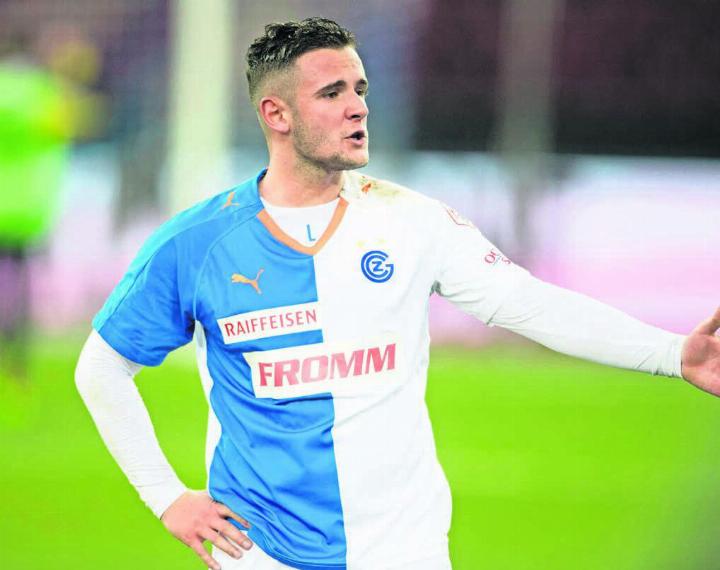 Shani Tarashaj im GC-Trikot. Der FC Mutschellen wird die erste Trainerstation des Ex-Profis im Aktivfussball. Bild: Freshfocus