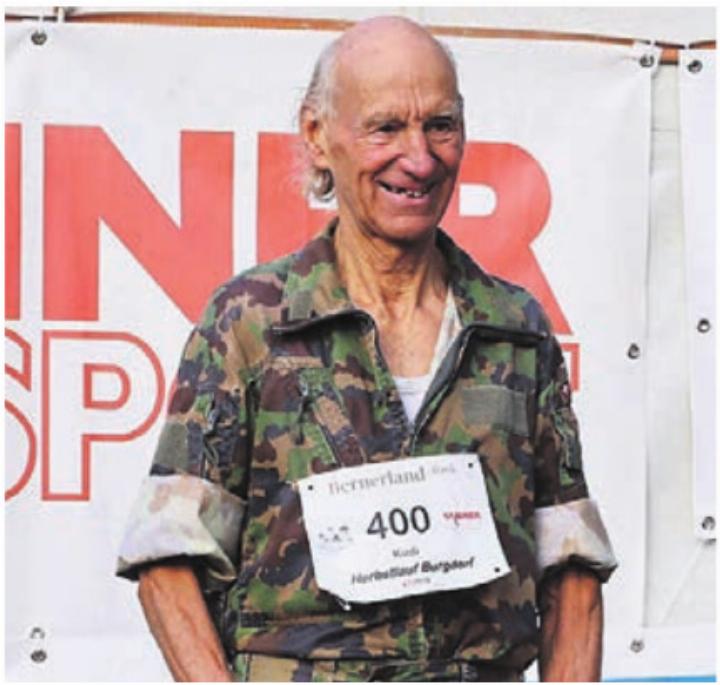 Kudi Steger strahlte doppelt nach dem Zieleinlauf.