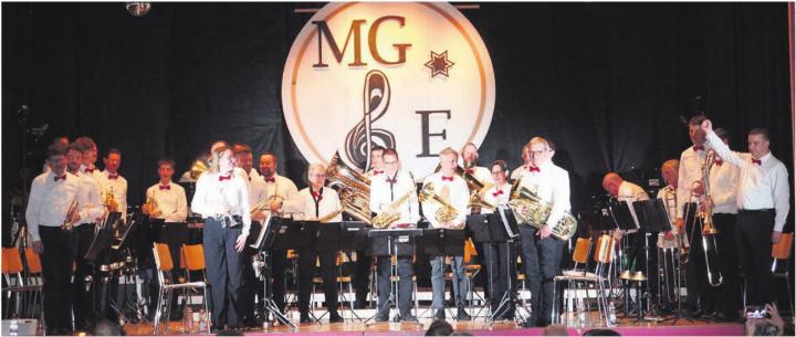 Die Musikgesellschaft Eggenwil läutete mit einem grandiosen Konzert ihr Hundert-Jahr-Jubiläum ein. Bilder: Hans Rechsteiner