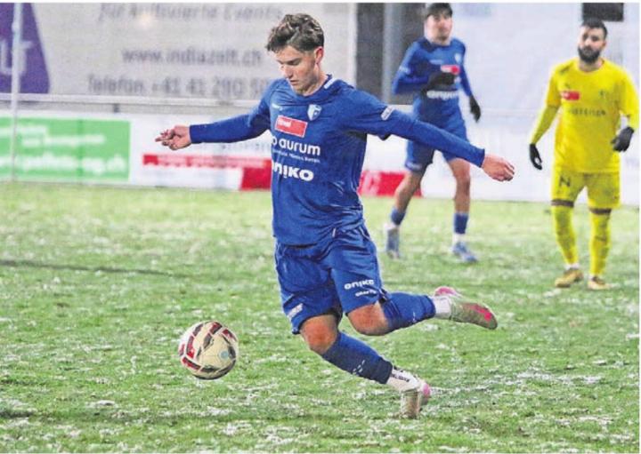 Erzielte das 2:0 und sicherte der U23 damit den Sieg: Djellon Shahini. Bild: Archiv/jl