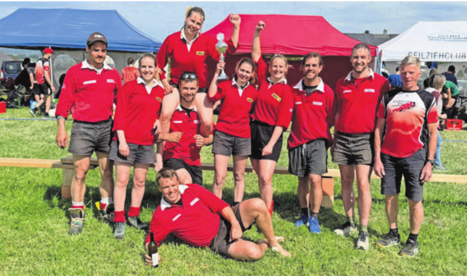 Das Mixed-Team holte sich nach einem Steigerungslauf den 2. Rang. Bild: zg - Das Bild wird blockiert. – Möglicherweise durch einen aktiven Adblocker.