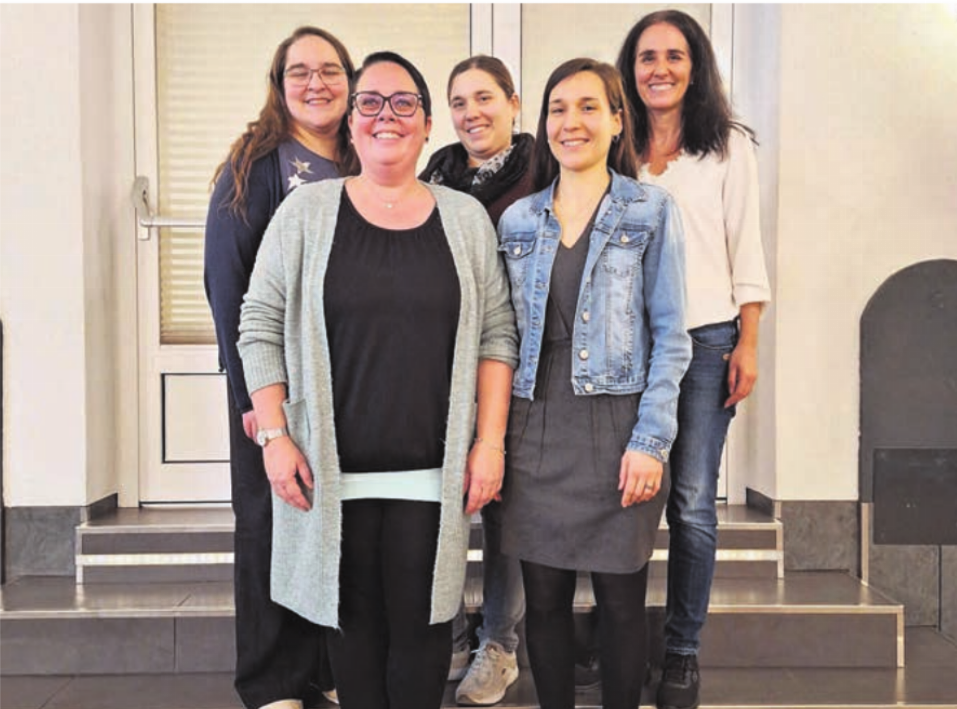 Der Vorstand, von links: Andrea Etterli, Evelyne Käppeli, Heidi Spennato, Natascha Schibli und Präsidentin Nicole Thalmann. Bild: zg - Das Bild wird blockiert. – Möglicherweise durch einen aktiven Adblocker.