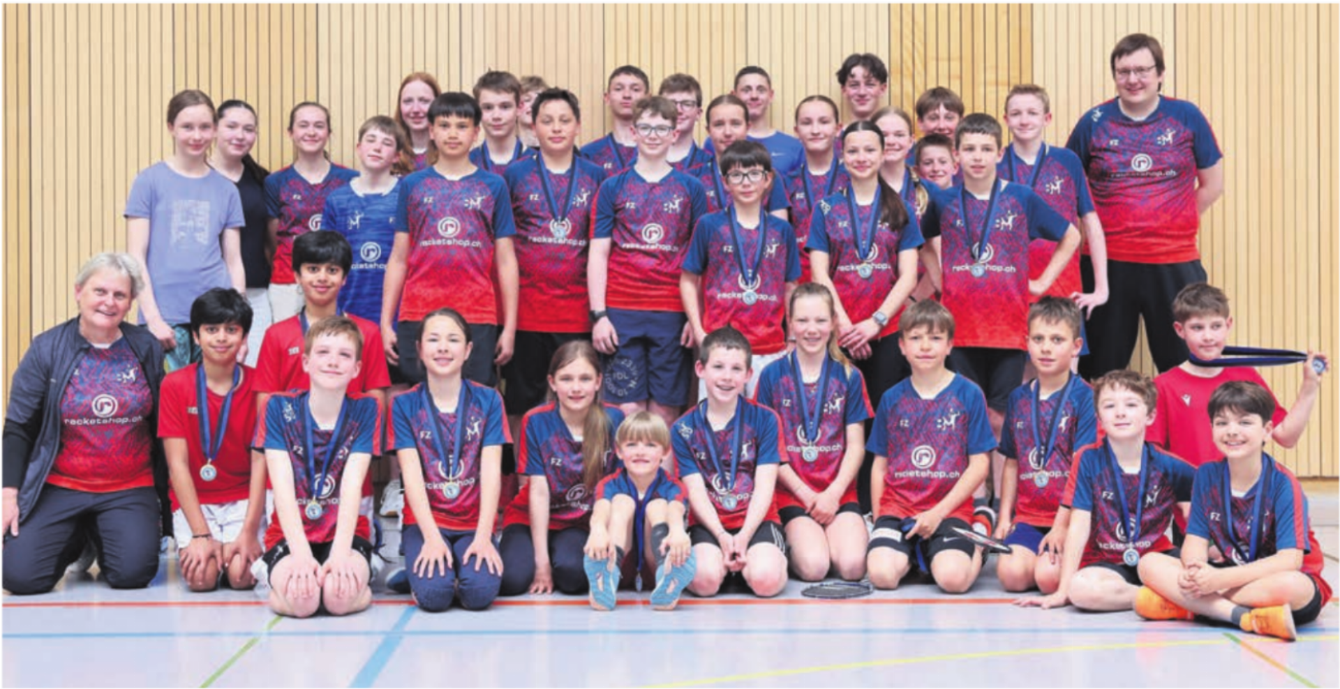Der Badmintonnachwuchs aus der Region zeigte eine starke Leistung.    Bild: zg - Das Bild wird blockiert. – Möglicherweise durch einen aktiven Adblocker.