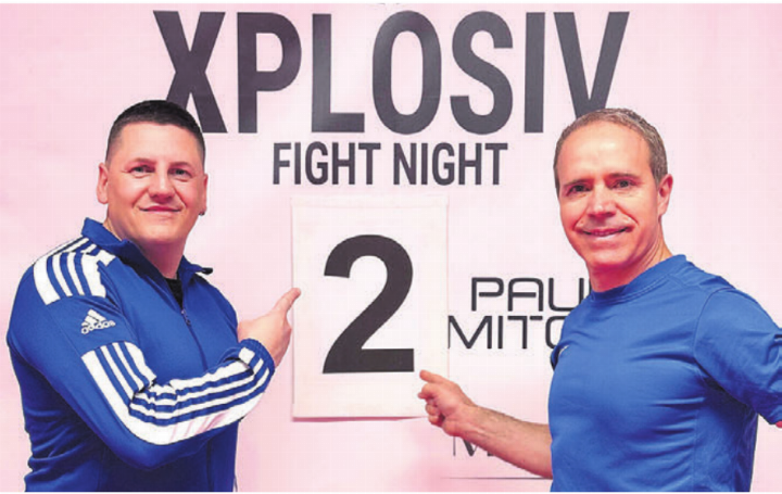 Andrea Faggiano (links) und Rocco Cipriano von Kickboxing Wohlen.    Bild: zg