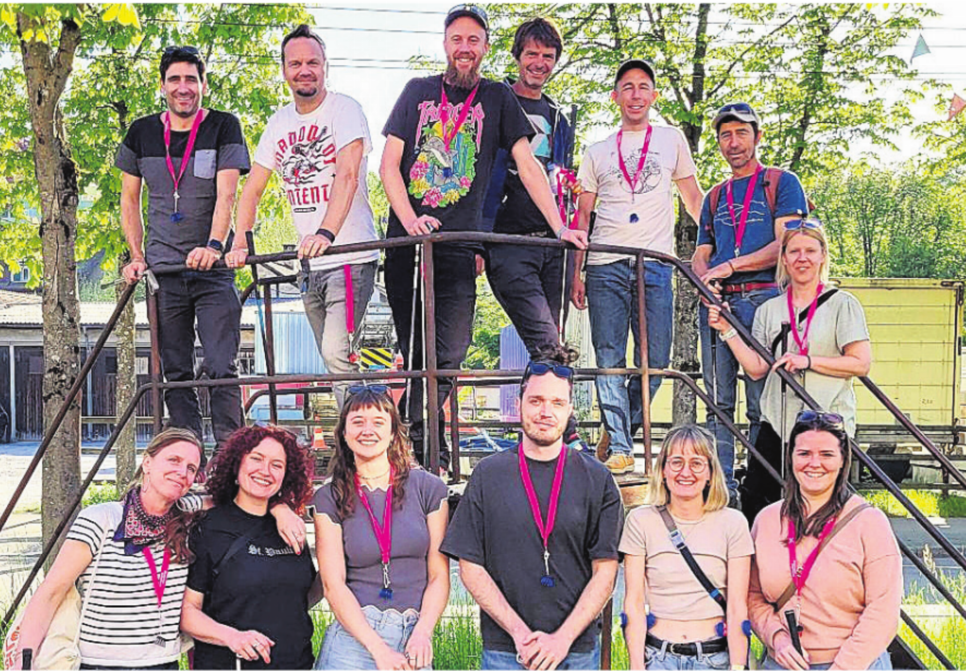 Das Sommerbar-OK geniesst den Ausflug und ist bereit für die nächste Saison. Bild: zg - Das Bild wird blockiert. – Möglicherweise durch einen aktiven Adblocker.