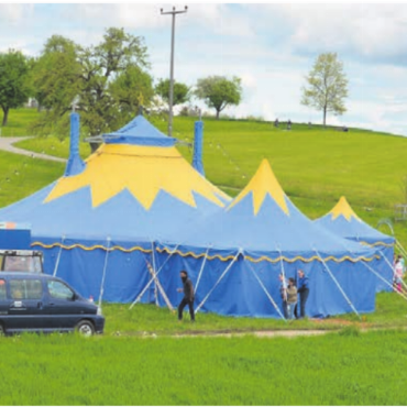 Zirkuszelt auf der Burkertsmatt