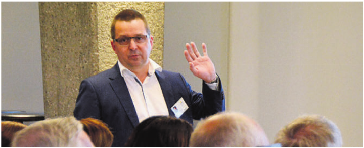 Daniel Strub, CEO, gab Einblick in die Finanzen des Spitals Muri. Bild: ake