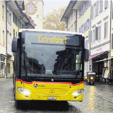 Der Kleinbus ist zu teuer - Mit der möglichen Buslinie durch die Altstadt hat man sich im Rathaus intensiv beschäftigt. Im Herbst wurden Testfahrten durchgeführt.