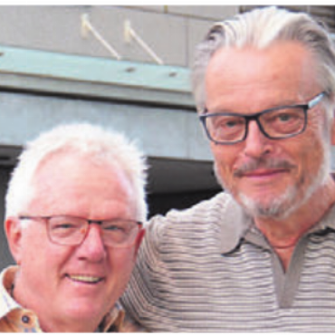 Immer die Bewohner im Fokus - Peter Siegenthaler (links) und Felix Irniger. Bild: sab