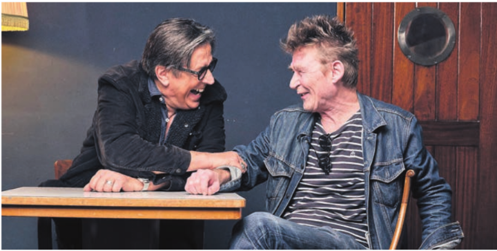 Pedro Lenz (links) und Simon Ho beehren am Freitag das Kellertheater. Tickets dafür sind nach wie vor zu haben.    Bild: zg