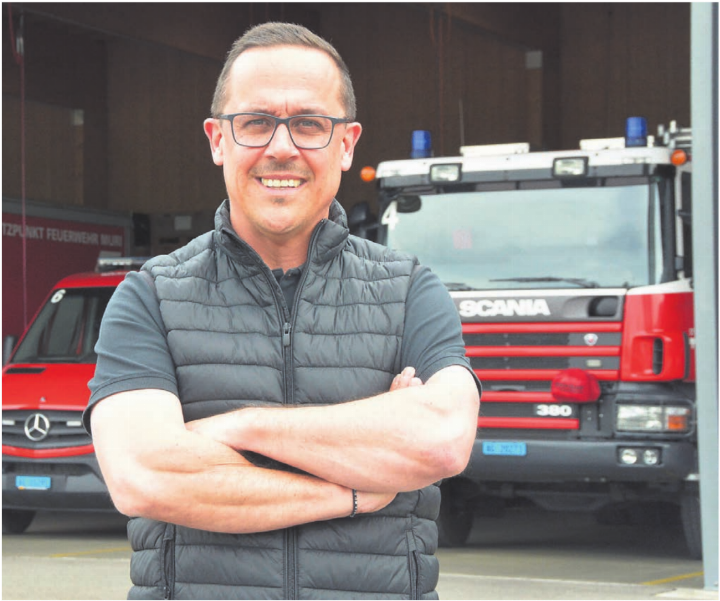 Roman Strebel kennt die Feuerwehr seit einem Vierteljahrhundert – trotzdem ist als Kommandant einiges neu. Bild: Annemarie Keusch Roman Strebel kennt die Feuerwehr seit einem Vierteljahrhundert – trotzdem ist als Kommandant einiges neu. Bild: Annemarie Keusch