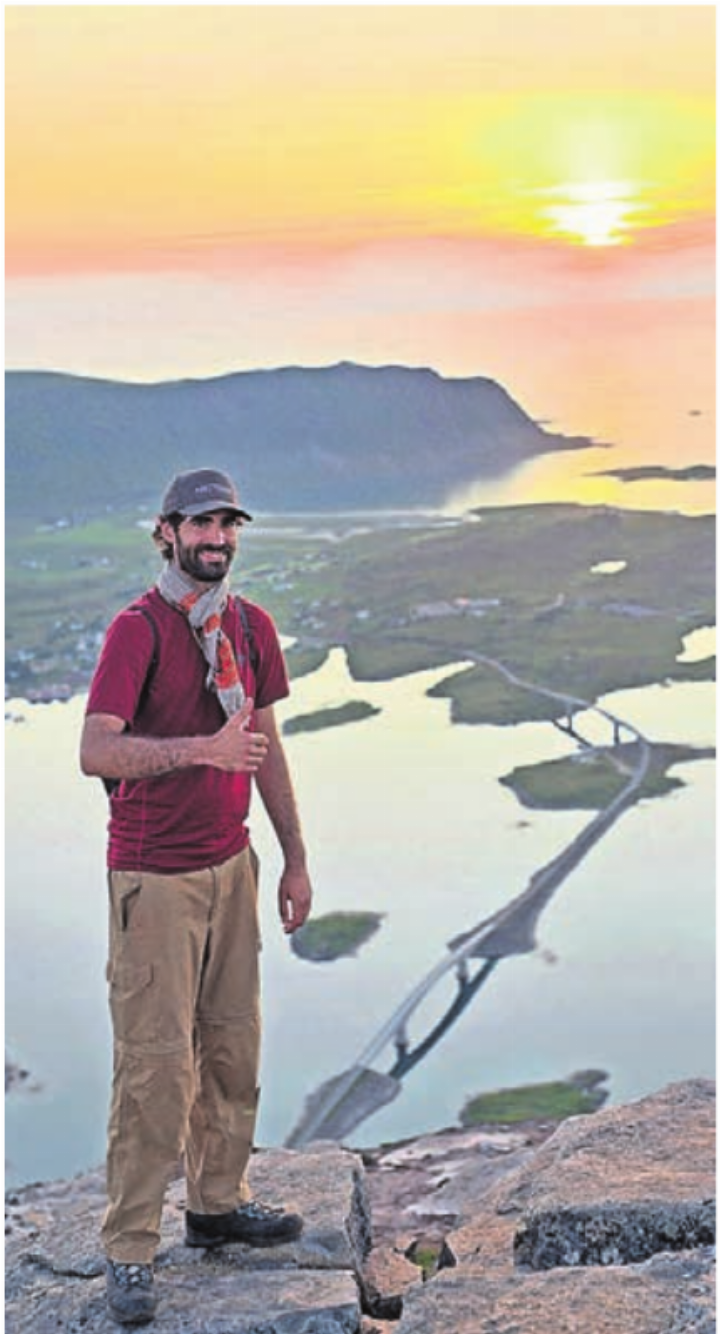 Lukas Schuler unterwegs in Lappland.    Bild: zg
