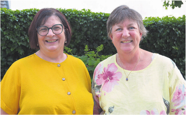 Die zurückgetretene und die neu gewählte Präsidentin, von links: Claudia Dober und Hanna Hoenig. Bilder: Annemarie Keusch