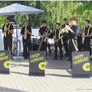 Gemeinschaft vermitteln - Die Crazy Hoppers sorgten für die musikalische Unterhaltung.
