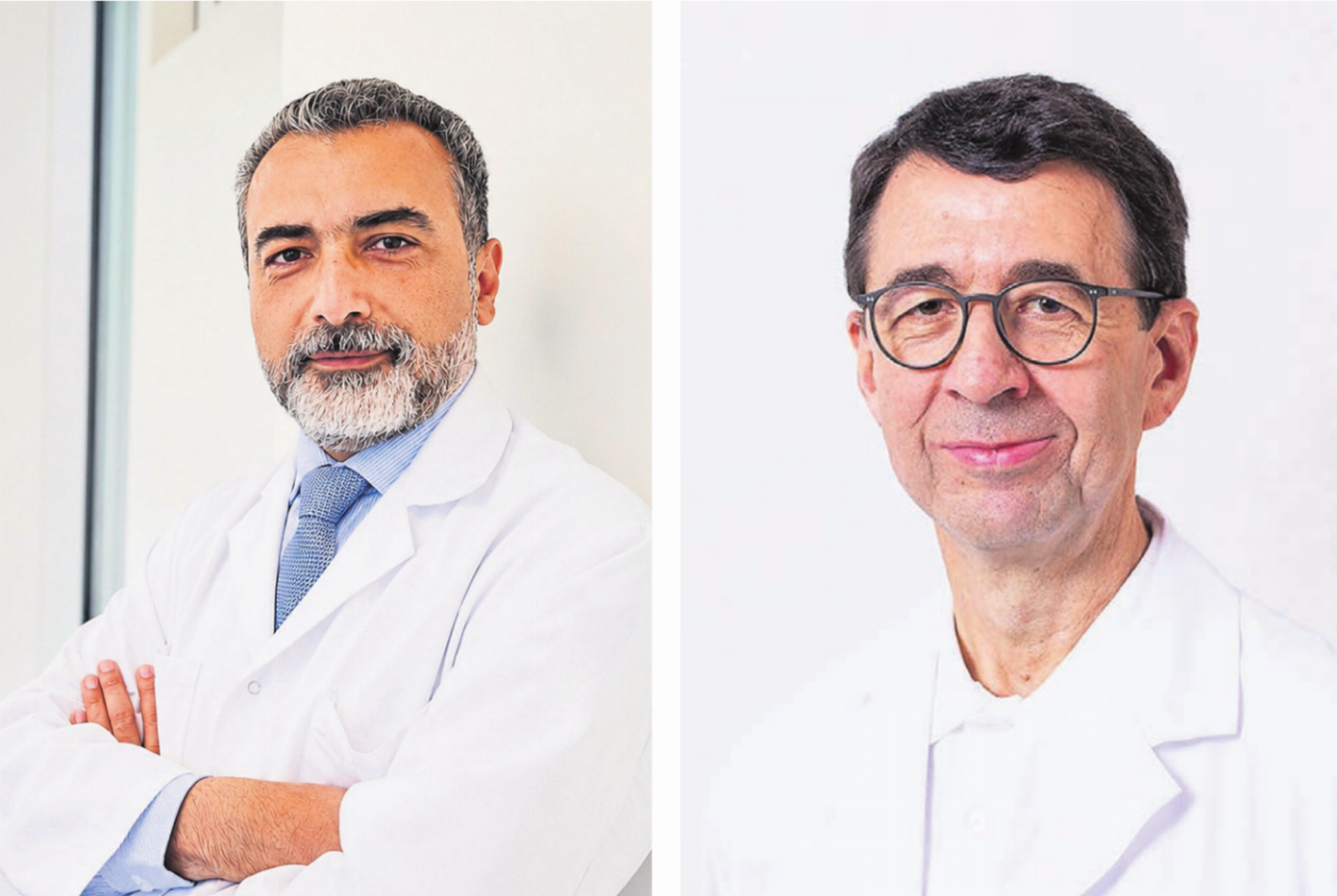 Keivan Daneshvar (links) wird im Dezember die Nachfolge als Chefarzt Radiologie am Spital Muri von Dragoljub Pisteljic übernehmen.   Bild: pd - Das Bild wird blockiert. – Möglicherweise durch einen aktiven Adblocker.