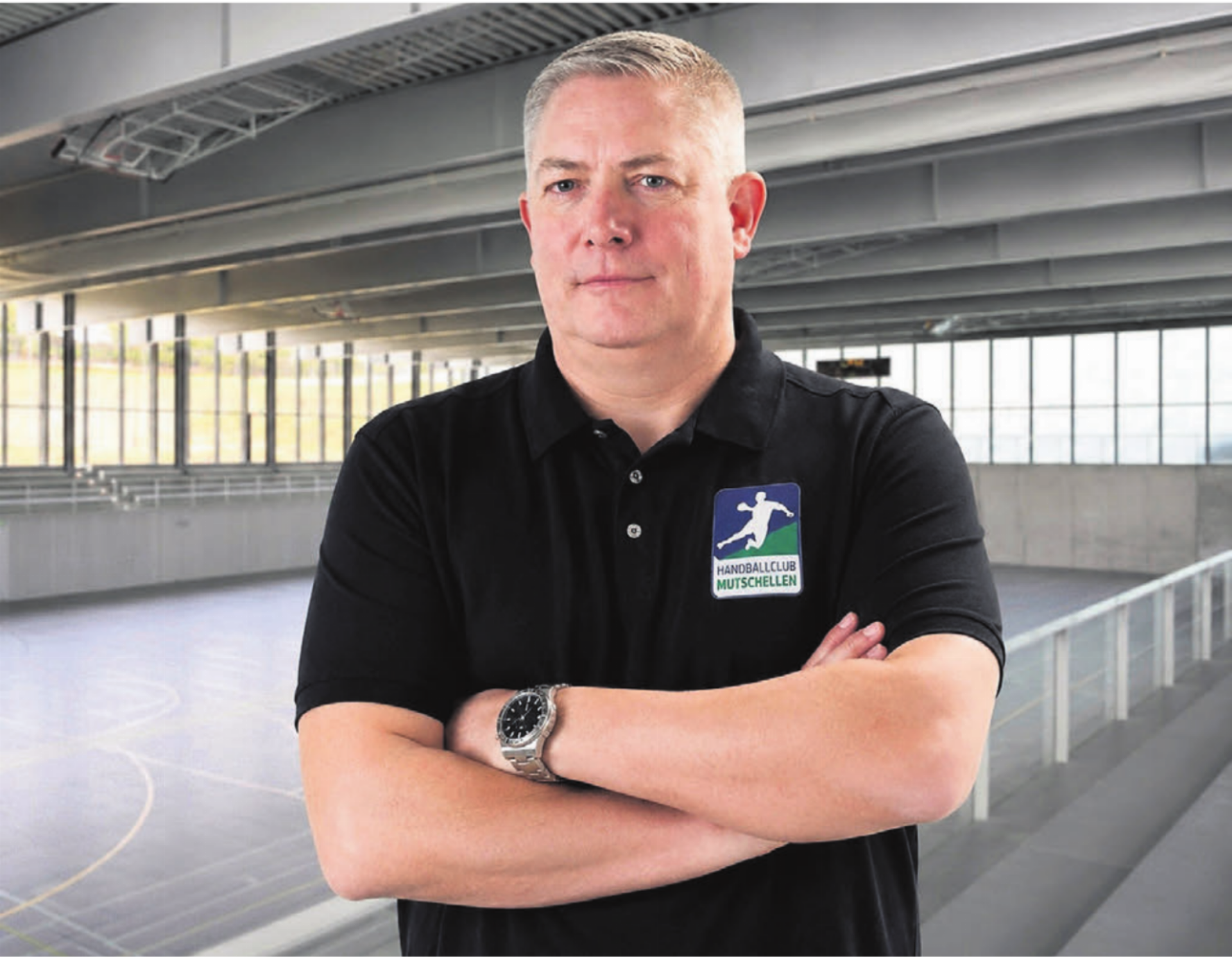 Pitsch Müller in der Burkertsmatt-Halle. Der langjährige Präsident gibt das Amt nun ab in neue Hände. Bild: pd - Das Bild wird blockiert. – Möglicherweise durch einen aktiven Adblocker.