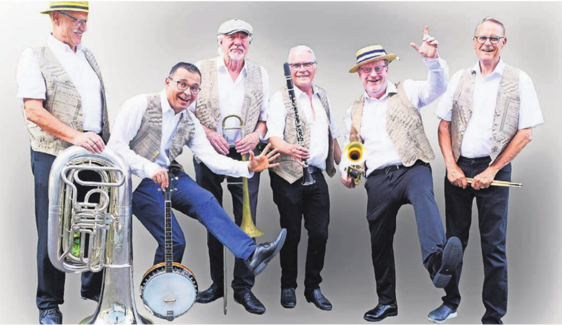 Die Mississippi Stompers sind im Rüebliland-Kafi. Bild: zg - Das Bild wird blockiert. – Möglicherweise durch einen aktiven Adblocker.