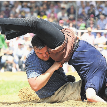 Zwei Mal stark und oft zu wenig - Philip Joho (Sarmenstorf, links) zeigt hier einen Spektakel-Gang – verpasst aber den Kranz.