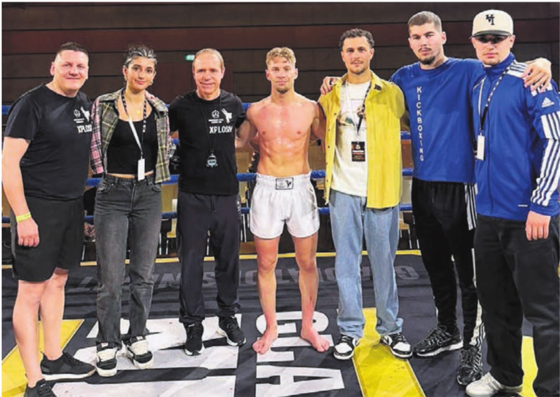 Die Wohler Delegation. Von links: Andi Faggiano, Sanem Oruclar, Rocco Cipriano, Roy Cipriano, Silvio Pace, Fion Jupolli und Sasha Trivato. Es fehlt: Louis Wenk. Bild: zg - Das Bild wird blockiert. – Möglicherweise durch einen aktiven Adblocker.