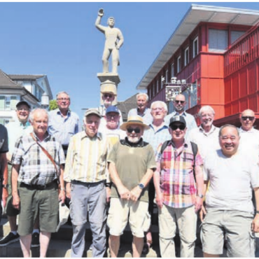Gegen die Habsburger gewonnen - Wer Appenzell besucht, kommt am Eid schwörenden Landsmann und Miteidgenossen als Fotosujet nicht vorbei. Bild: zg