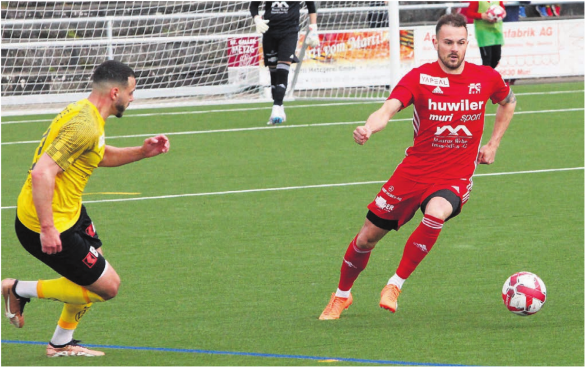 Dribblings, Geschwindigkeit, Tore und Vorlagen: Joel Trüb (rechts) kann dem FC Muri mit vielen Qualitäten helfen. Bild: Archiv/jl - Das Bild wird blockiert. – Möglicherweise durch einen aktiven Adblocker.