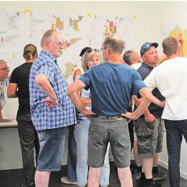 Auf der Zielgeraden - Die neuen Zonen- und Kulturlandpläne sorgten für Gesprächsstoff. Bilder: Patrick Fischer