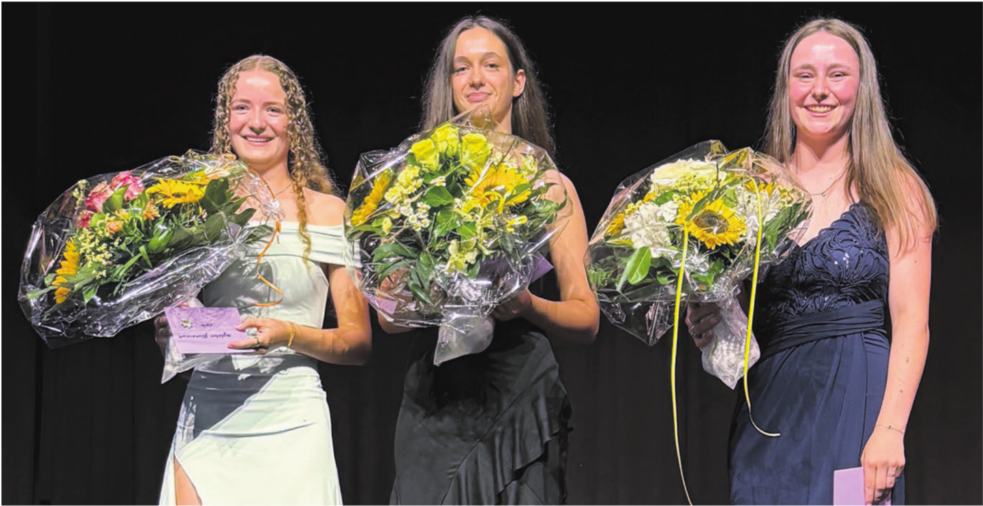 Frauenpower bei den Bestnoten (v. l.): Carla Villiger, Vanessa Burren und Milena Villiger. Bilder: abi - Das Bild wird blockiert. – Möglicherweise durch einen aktiven Adblocker.