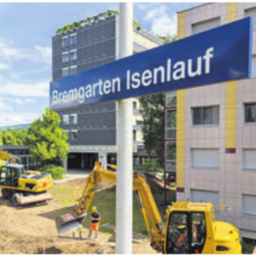 Ein komplett neuer Bahnhof - Die Isenlauf-Haltestelle wird rundum modernisiert. Bild: huy