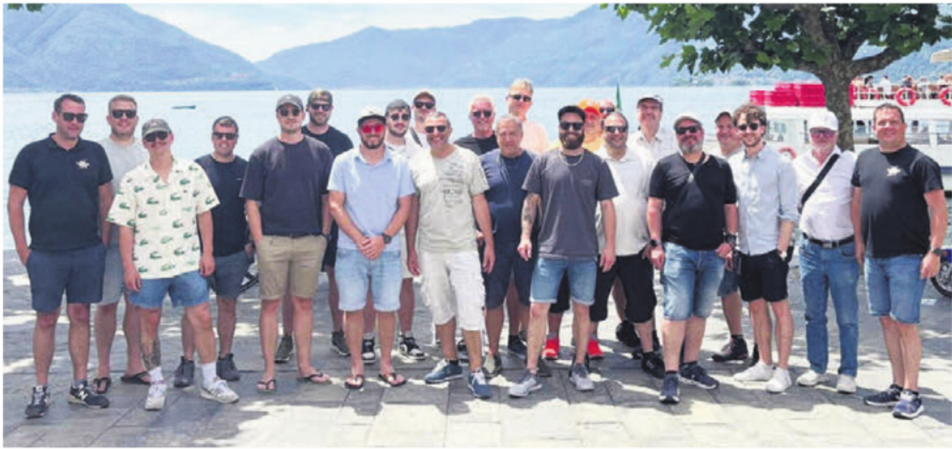Die Zeit in Locarno wird von den Göttis in vollen Zügen genossen. Bild: zg - Das Bild wird blockiert. – Möglicherweise durch einen aktiven Adblocker.