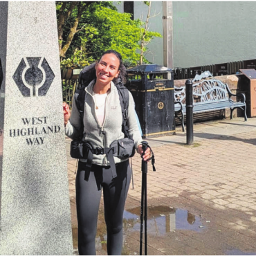 Sieben Tage, sechs Nächte - Alejandra Hasler absolviert den West Highland Way in Schottland allein. Bild: zg