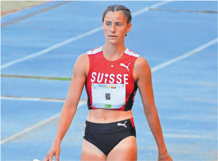 Norina Hug im Schweizer Tenue. Im August wird sie in den USA wieder auf internationaler Ebene starten.
Bild: zg