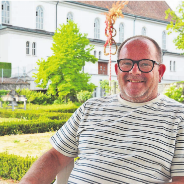 Nicht erst unter Zwang - Hans Peter Frey weiss, dass es nicht einfach ist, engagierte Leute für die Kirchenpflege zu finden. Bild: Annemarie Keusch