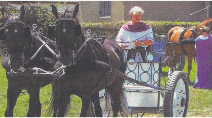 Gar ein Römer taucht beim Nachtspringen auf. Bild: Archiv