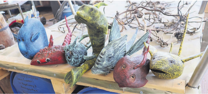 Martin Hufschmid arbeitet mit verschiedenen Materialien. Bild: zg