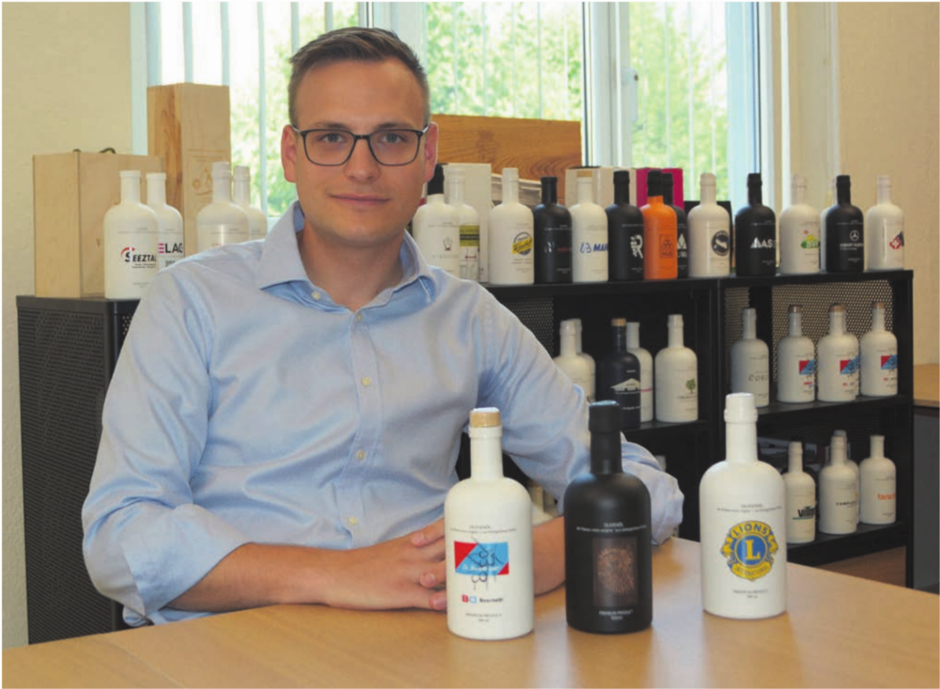 Yves Blülle ist fasziniert von hochwertigem Olivenöl. Bild: Sabrina Salm - Das Bild wird blockiert. – Möglicherweise durch einen aktiven Adblocker.