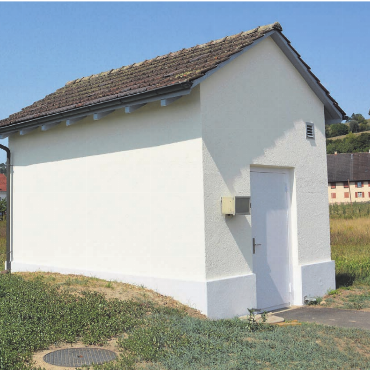 Bis 1800 Liter Wasser/Minute - Die Arbeiten am Grundwasserpumpwerk Zufikon sind bald abgeschlossen.    Bild: Roger Wetli