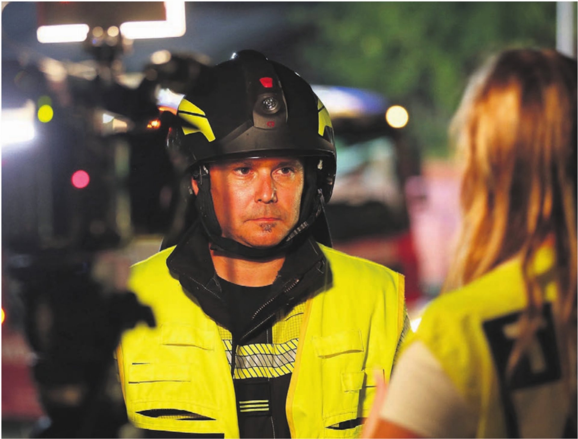 Er war extrem gefordert: Andreas Köchli, Kommandant der Feuerwehr Villmergen, war mehr als 24 Stunden vor Ort. - Das Bild wird blockiert. – Möglicherweise durch einen aktiven Adblocker.